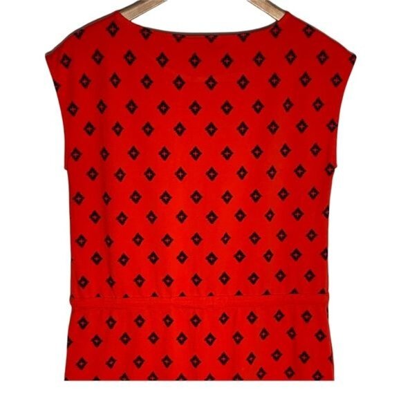 Tommy Hilfiger Red Sleeveless Mini Shift Dress Women’s Small - Picture 5 of 9